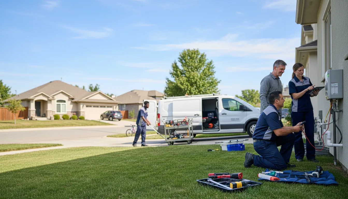 Tankless water heater service in Mathews, VA
